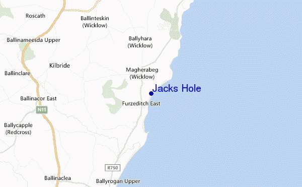 carte de localisation de Jacks Hole