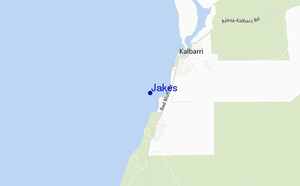 carte de localisation de Jakes