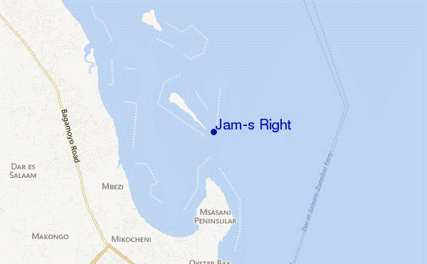 carte de localisation de Jam's Right