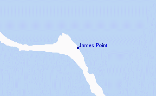 carte de localisation de James Point