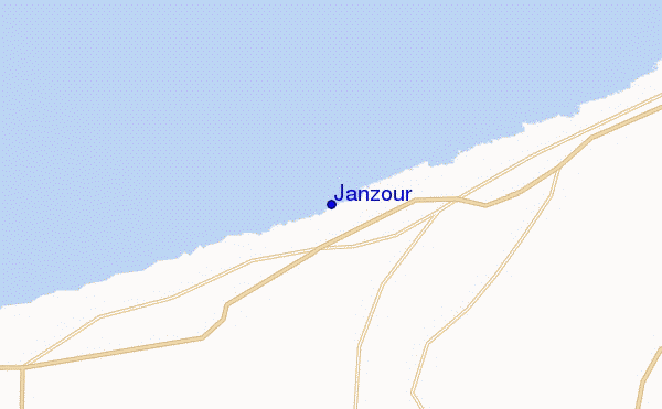 carte de localisation de Janzour
