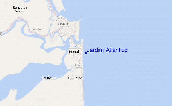 carte de localisation de Jardim Atlantico