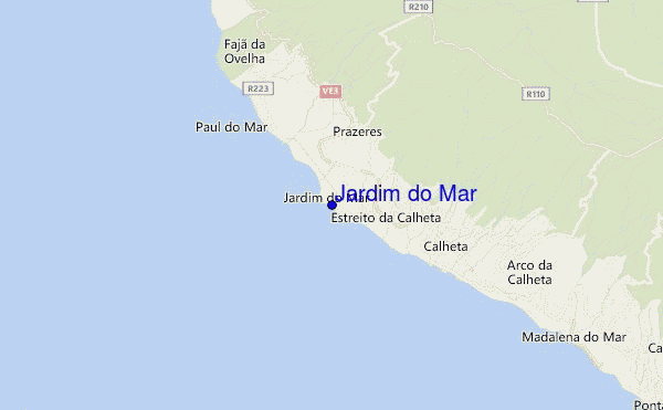 carte de localisation de Jardim do Mar