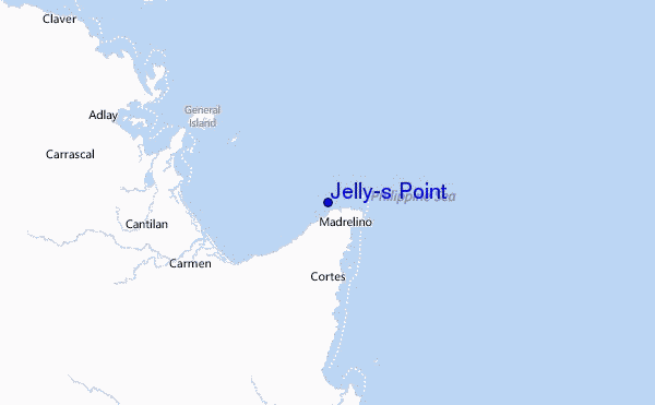 Jelly's Point Location Map