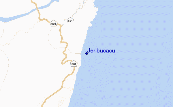 carte de localisation de Jeribucacu