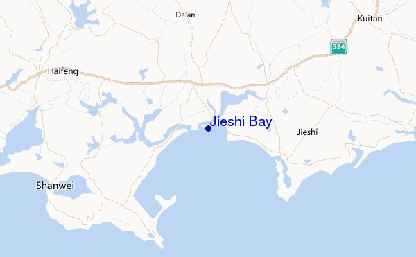 Jieshi Bay Location Map