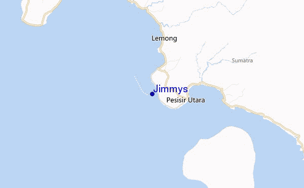 carte de localisation de Jimmys