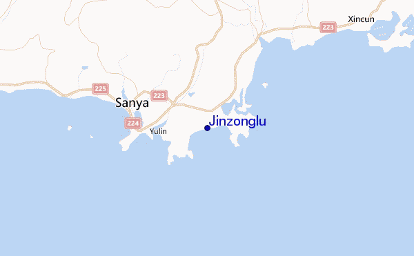 Jinzonglu Location Map