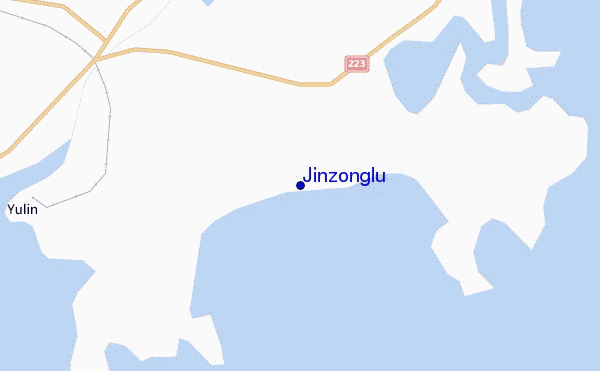 carte de localisation de Jinzonglu