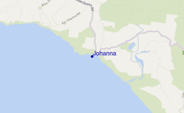 carte de localisation de Johanna