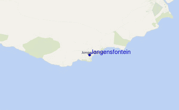 carte de localisation de Jongensfontein