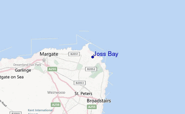 carte de localisation de Joss Bay