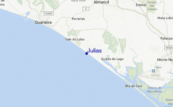 carte de localisation de Julias