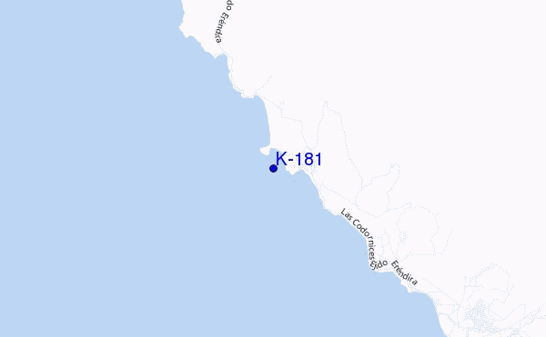 carte de localisation de K-181