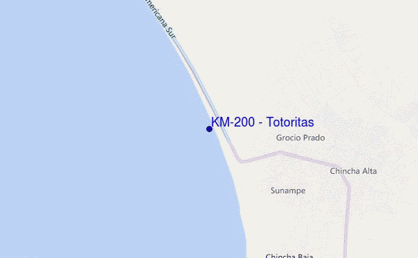 carte de localisation de KM-200 - Totoritas