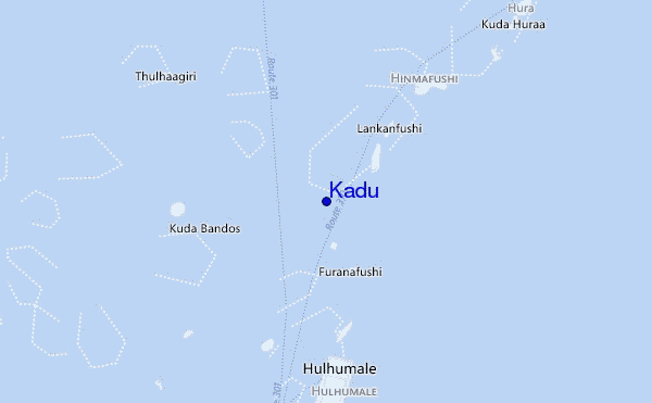 carte de localisation de Kadu