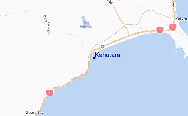 carte de localisation de Kahutara