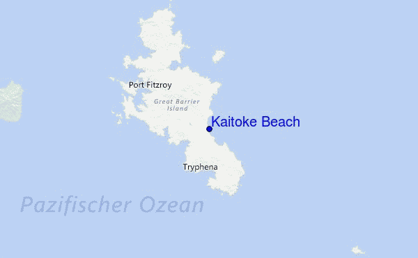 Kaitoke Beach Location Map