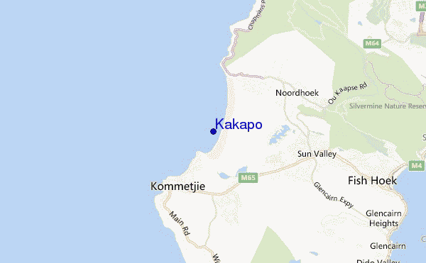 carte de localisation de Kakapo