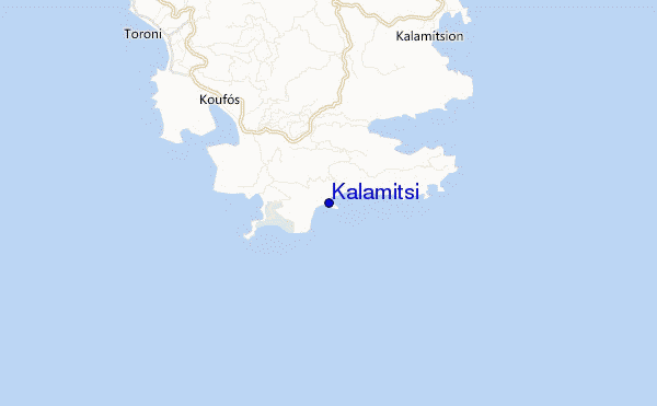 carte de localisation de Kalamitsi