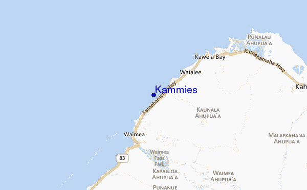 carte de localisation de Kammies