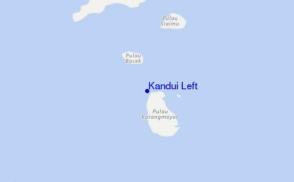 carte de localisation de Kandui Left
