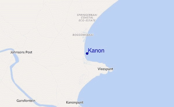 carte de localisation de Kanon