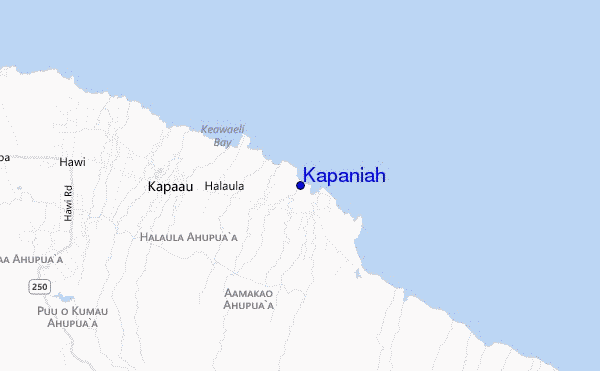 carte de localisation de Kapaniah