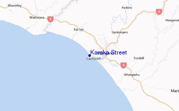 Karaka Street Location Map