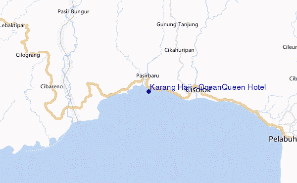 carte de localisation de Karang Haji - Ocean Queen Hotel
