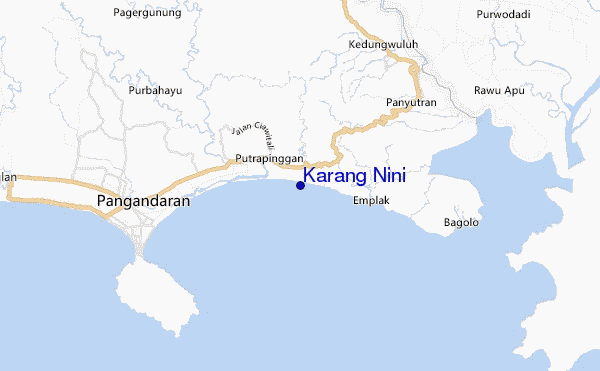 carte de localisation de Karang Nini
