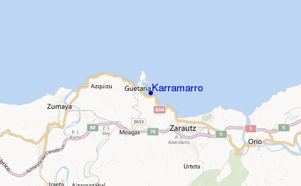 carte de localisation de Karramarro