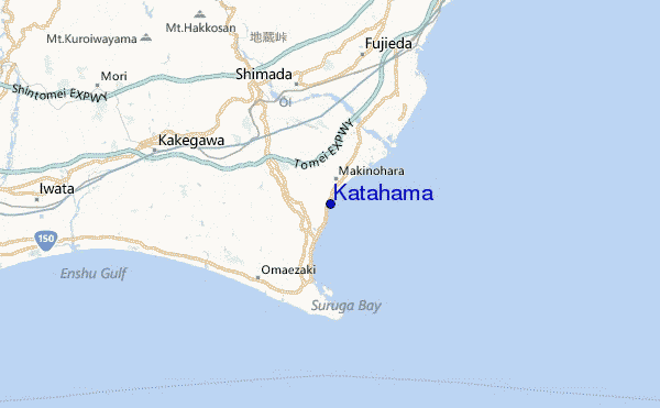Katahama Location Map