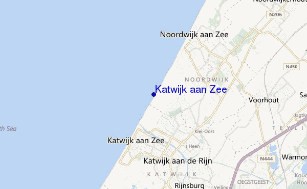 carte de localisation de Katwijk aan Zee