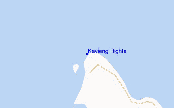 carte de localisation de Kavieng Rights