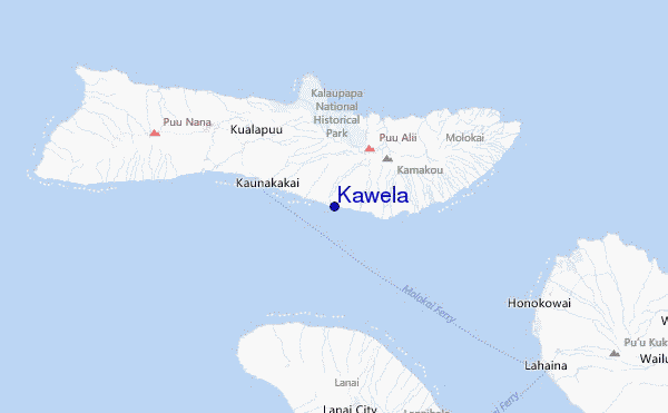 Kawela Location Map