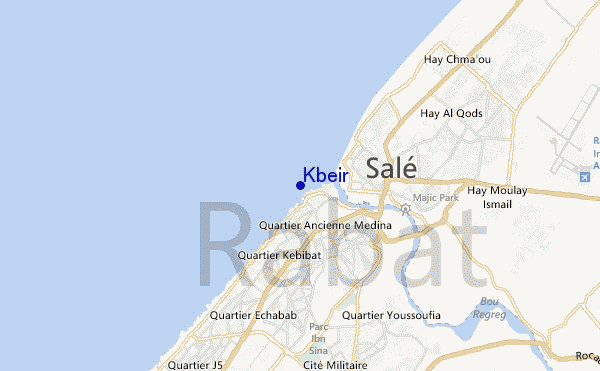 carte de localisation de Kbeir