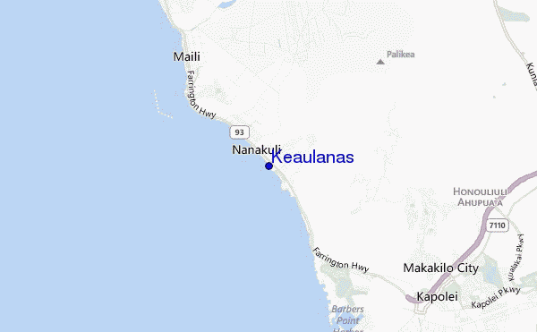 carte de localisation de Keaulanas