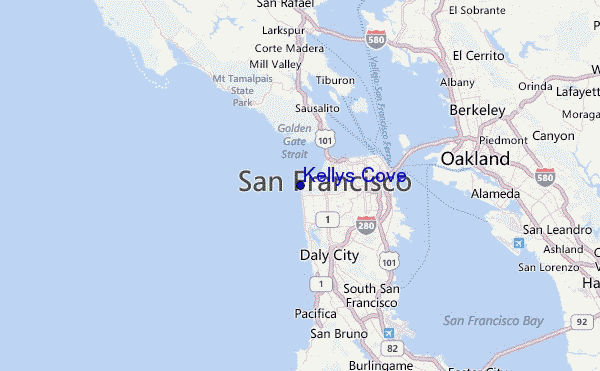 Kellys Cove Location Map