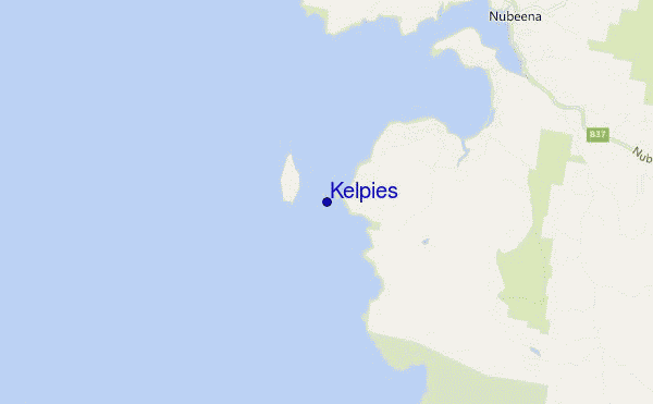 carte de localisation de Kelpies