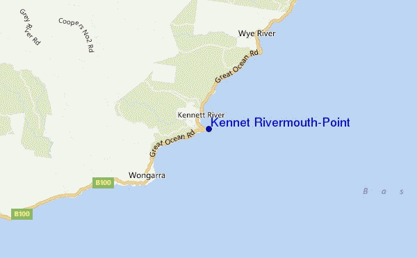 carte de localisation de Kennet Rivermouth/Point