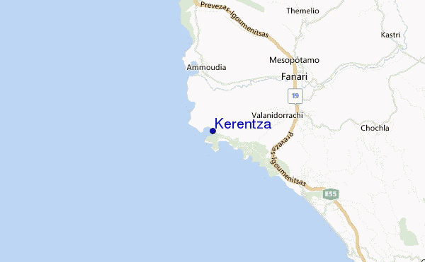 carte de localisation de Kerentza