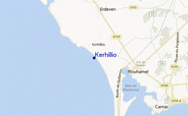 carte de localisation de Kerhillio