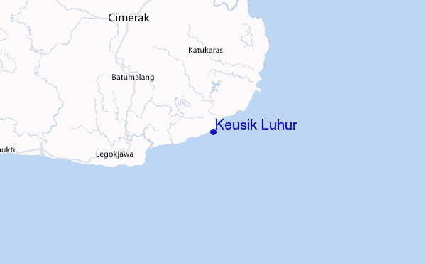 carte de localisation de Keusik Luhur