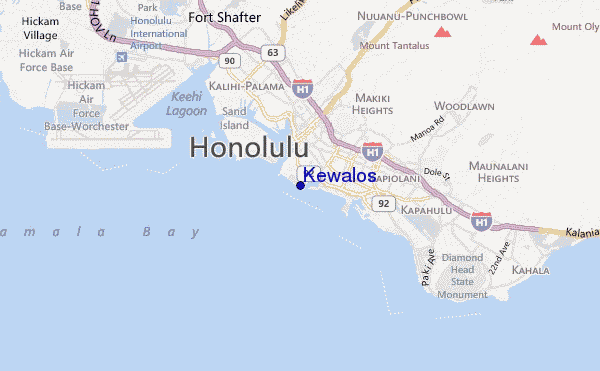 carte de localisation de Kewalos