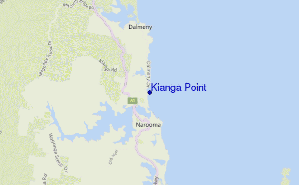 carte de localisation de Kianga Point