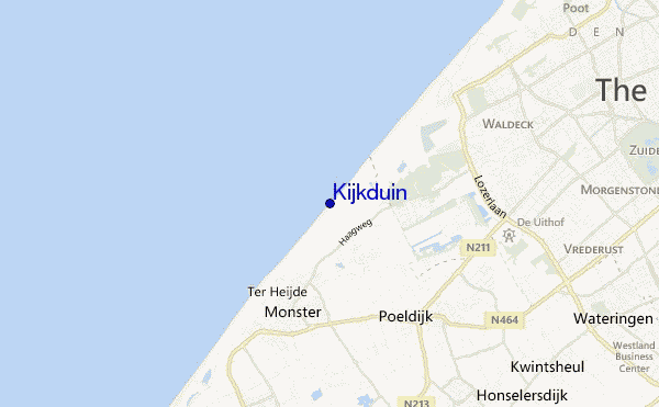 carte de localisation de Kijkduin