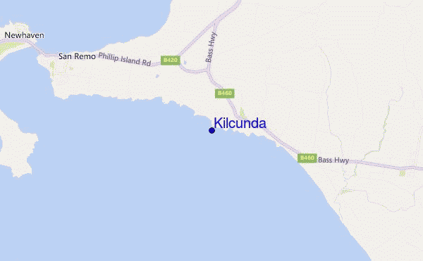 carte de localisation de Kilcunda