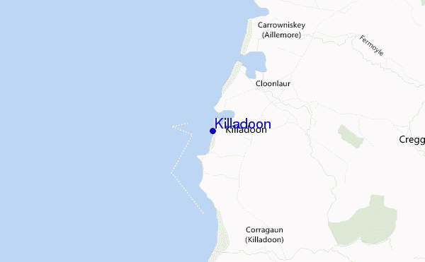 carte de localisation de Killadoon