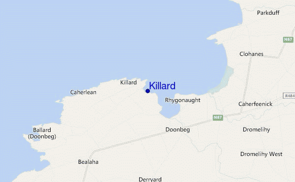 carte de localisation de Killard